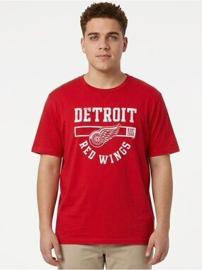 NHL | NEW Detroit Red Wings Short Sleeve Red Graphic T-Shirt Men’s Size X-Large